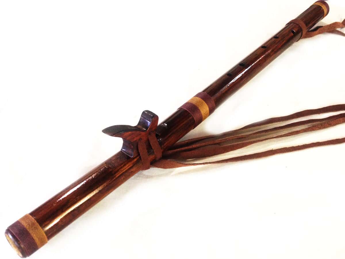 Flauta Nativa Ashar Series Roots Mahogany Native American Style 1