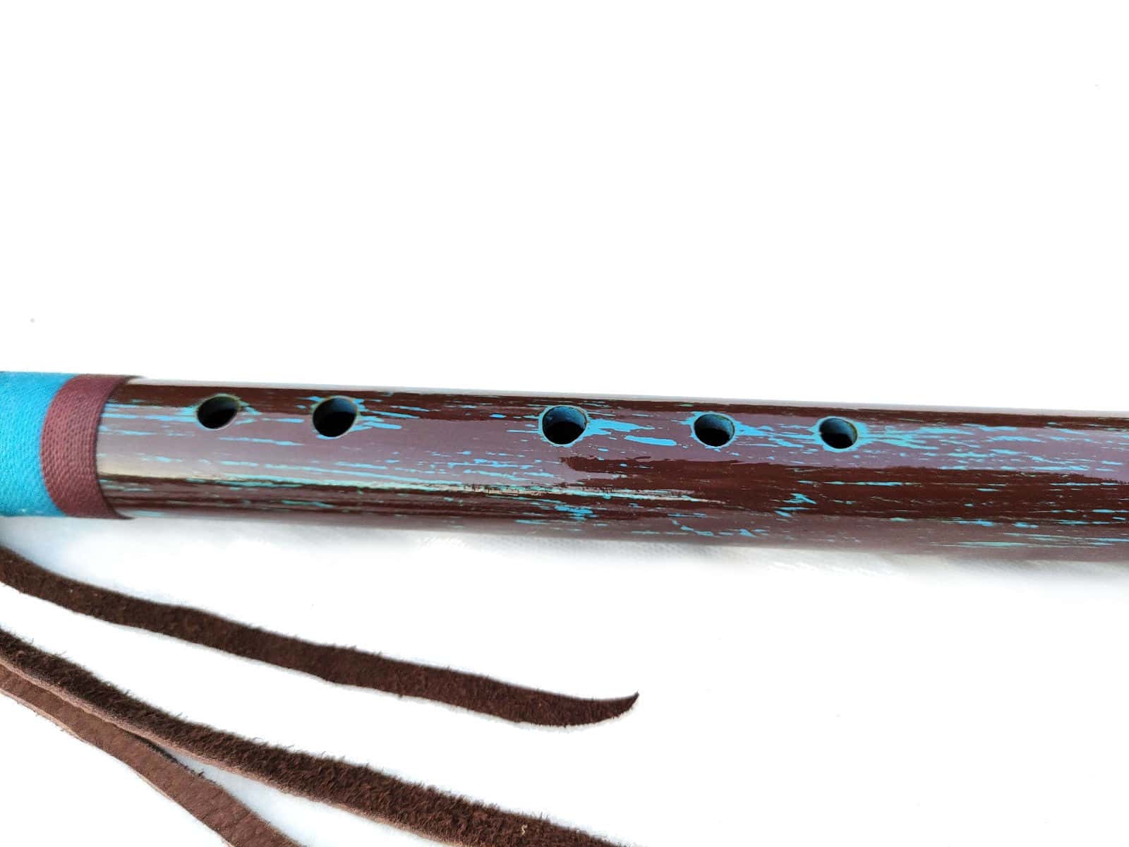Flauta Nativa Ashar Série Roots Azul