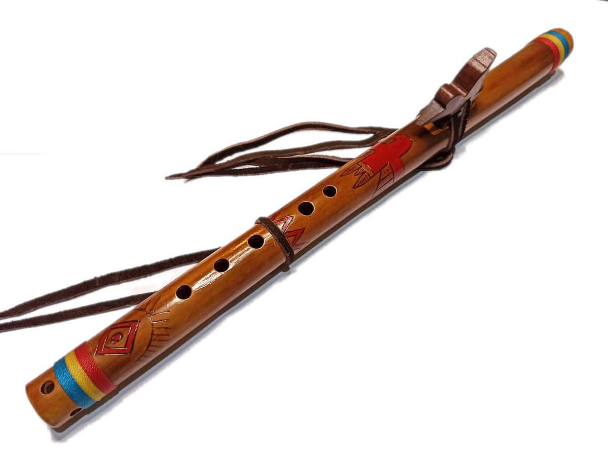 Flauta Nativa Ashar - Série Red Bird Tribal - Style amérindien