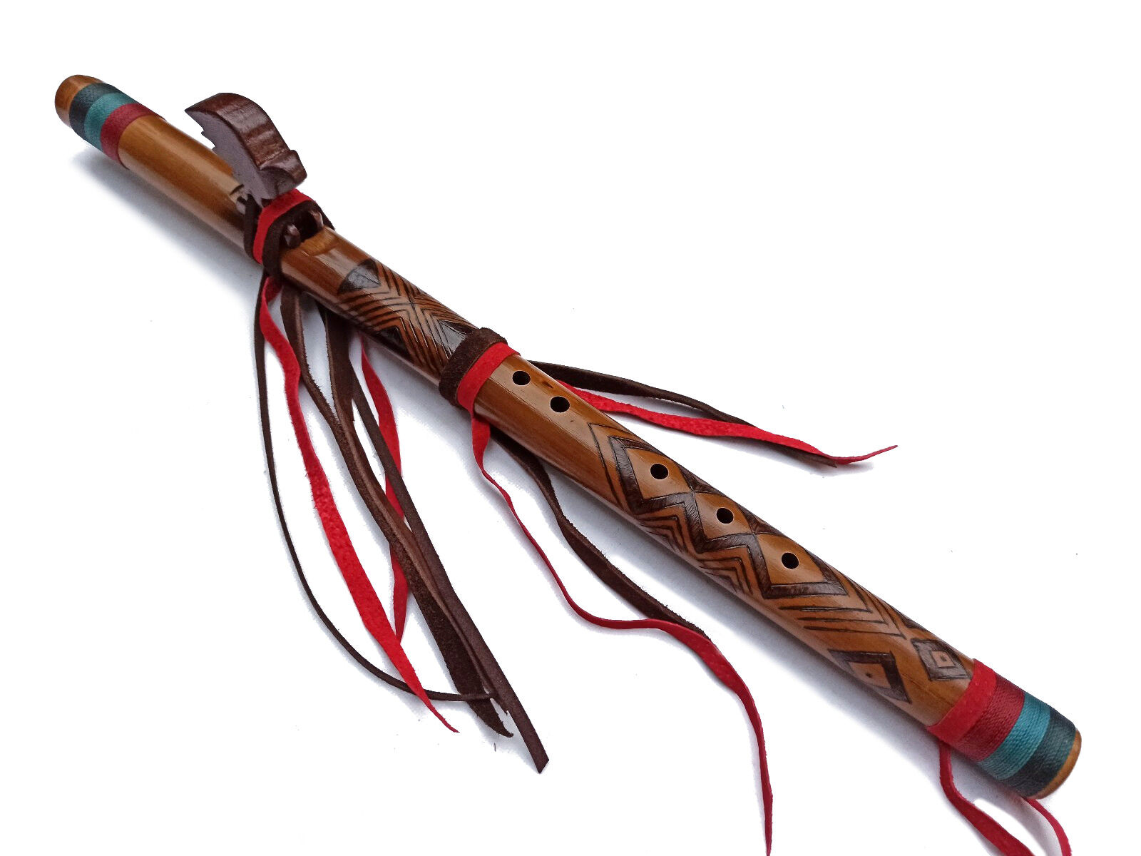 Flauta Nativa Ashar – Serie Tribal – Estilo Nativo Americano 4