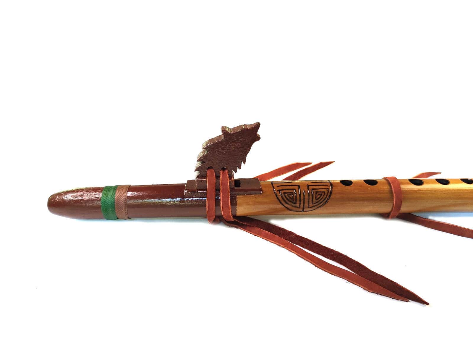 Flauta Estilo Nativa Americana - Série Clássica - Bambu & Mogno 1