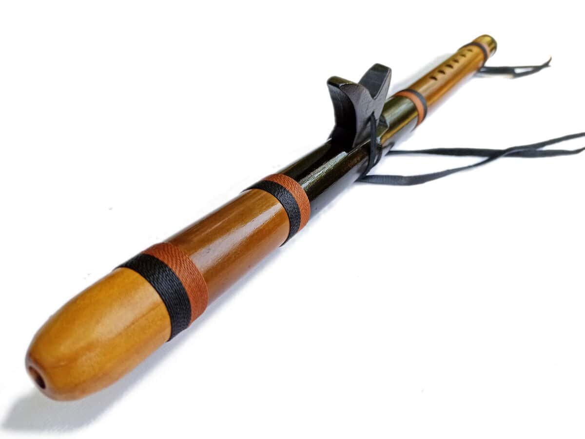Native American Style Flute - Classical Series - Bamboo &amp; Black II 3