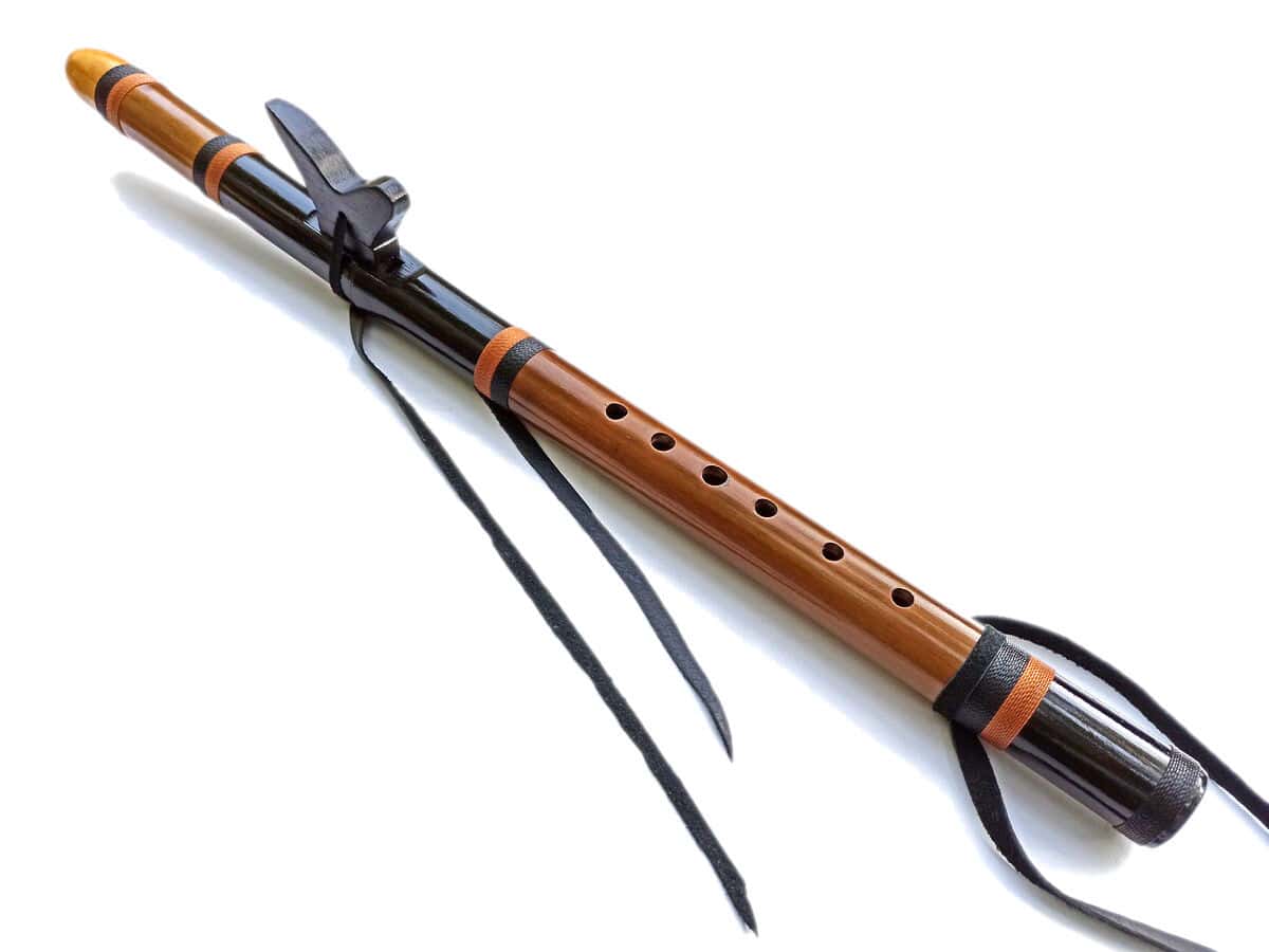 Native American Style Flute - Classical Series - Bamboo &amp; Black II 1