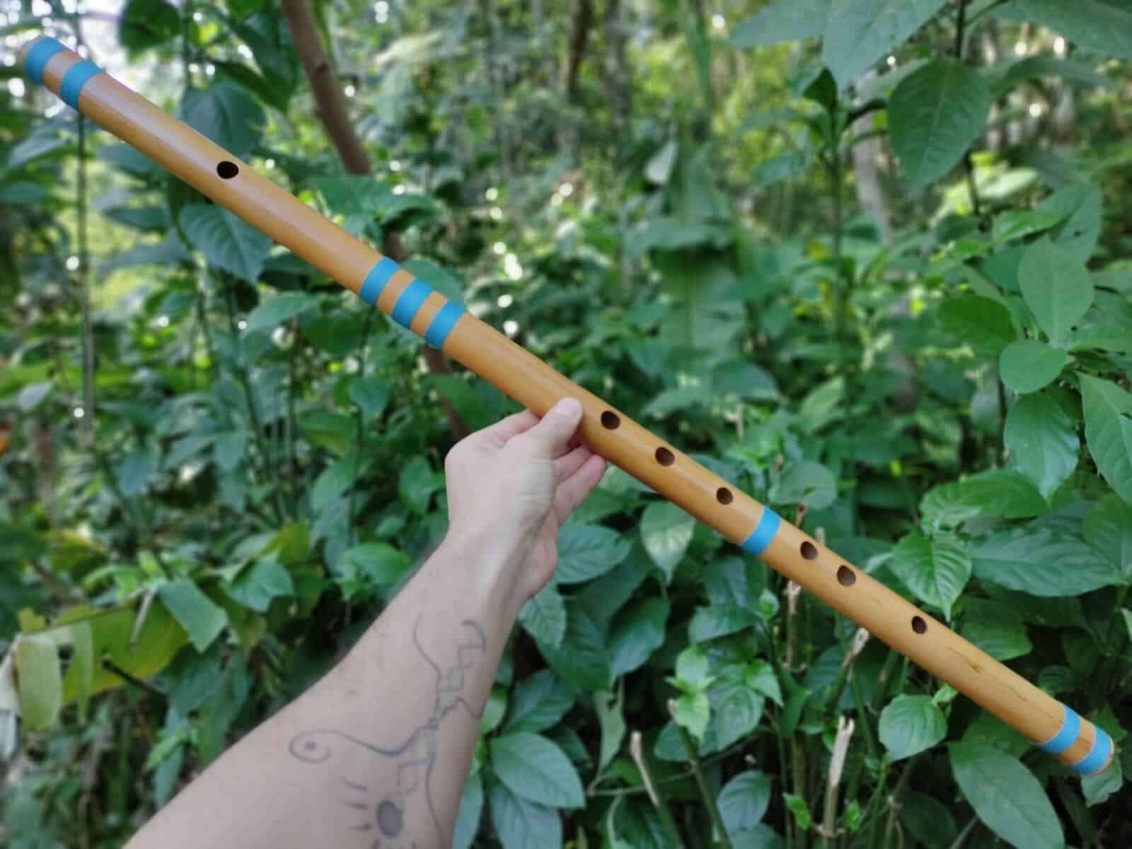 Bansuri E-Bass - Ashar - Indischer Bambus