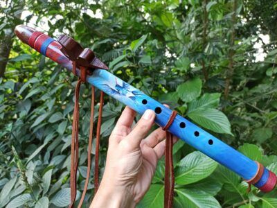 Flauta Nativa Ashar NAF - Blauer Kolibri