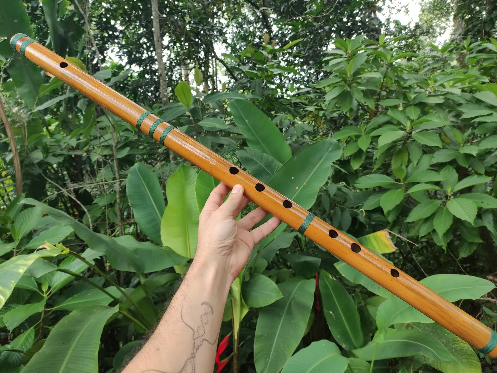 Bansuri Ashar - Indian Bamboo - D Bass 2
