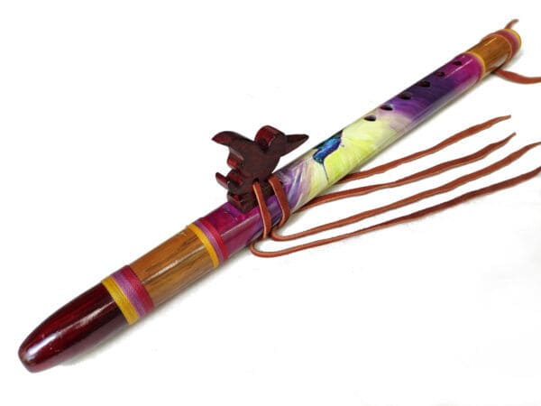 Native American Style Flute - Beija-Flor Series - Purple Image