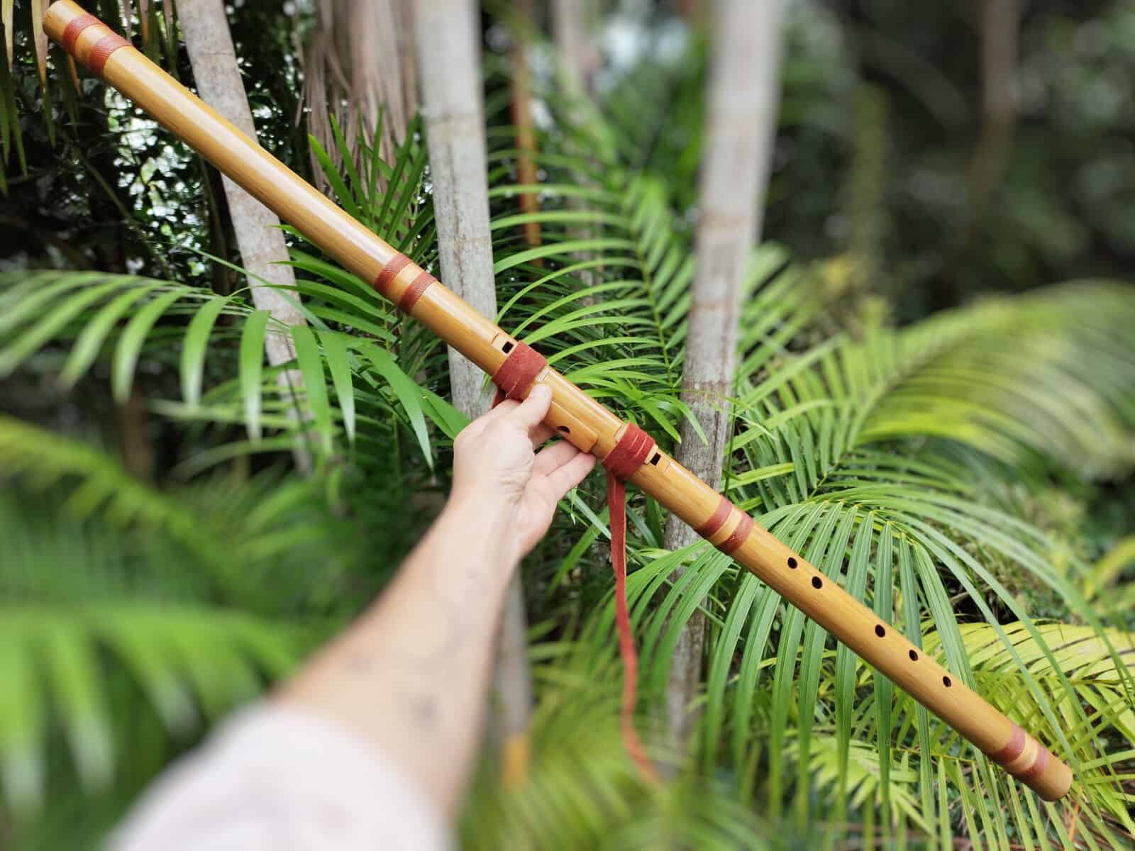 Heaven &amp; Earth Flute - Indian Bamboo - F 2