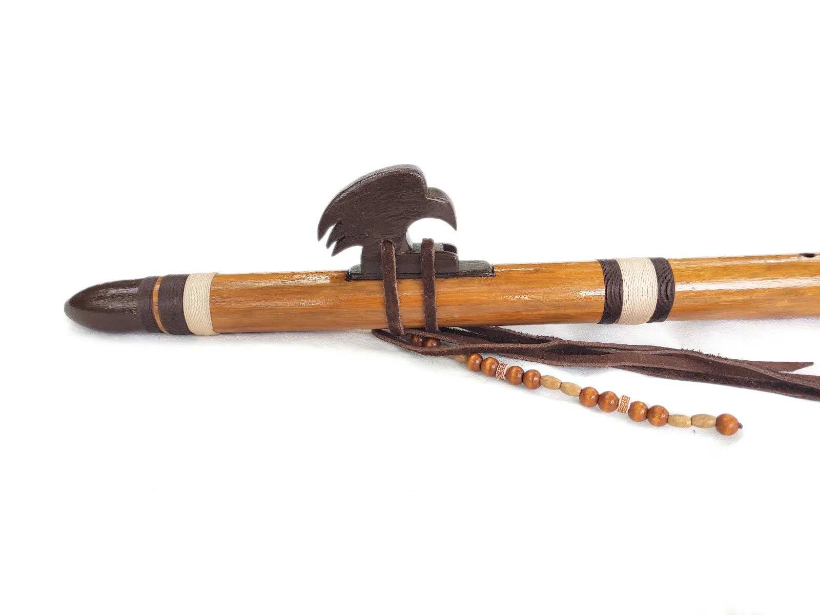 Natural Native C(C) flute with wooden mouthpiece