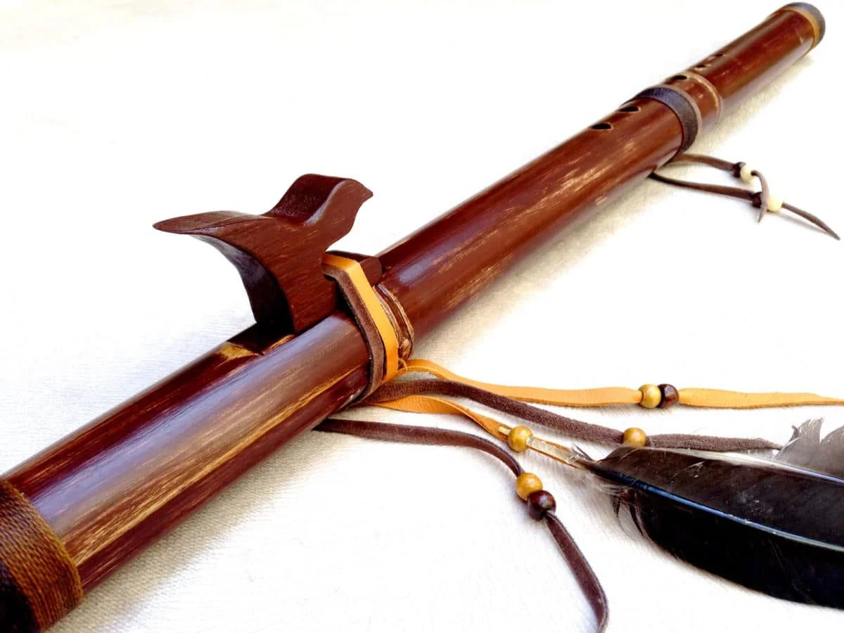 Flauta nativa de Ashar - Serie Roots - Estilo nativo americano 1