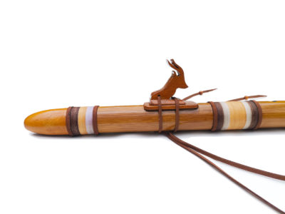 Flauta Estilo Nativa Americana - Série Natural - Cervo 7 Flauta Nativa Ashar - Cervo