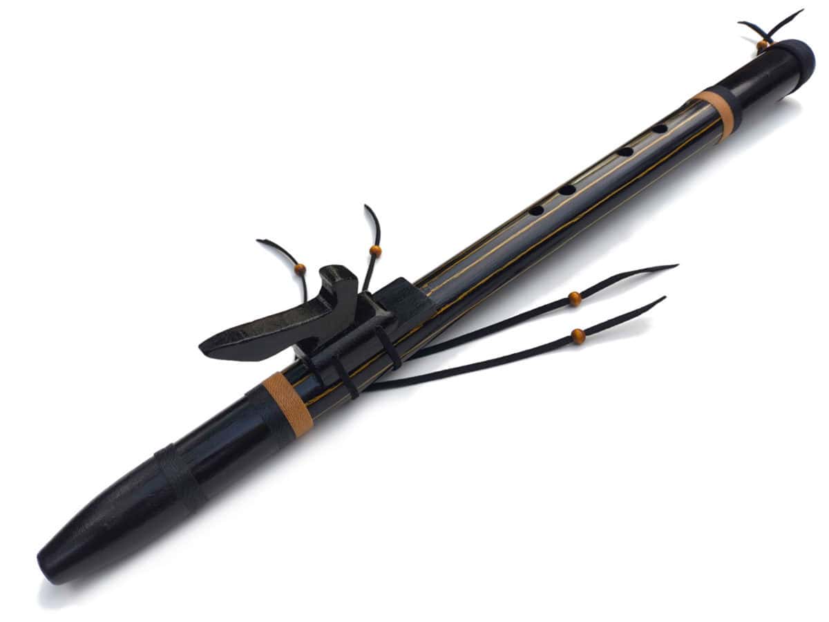 Flauta Estilo Nativa Americana - Série Roots - Canelada Black