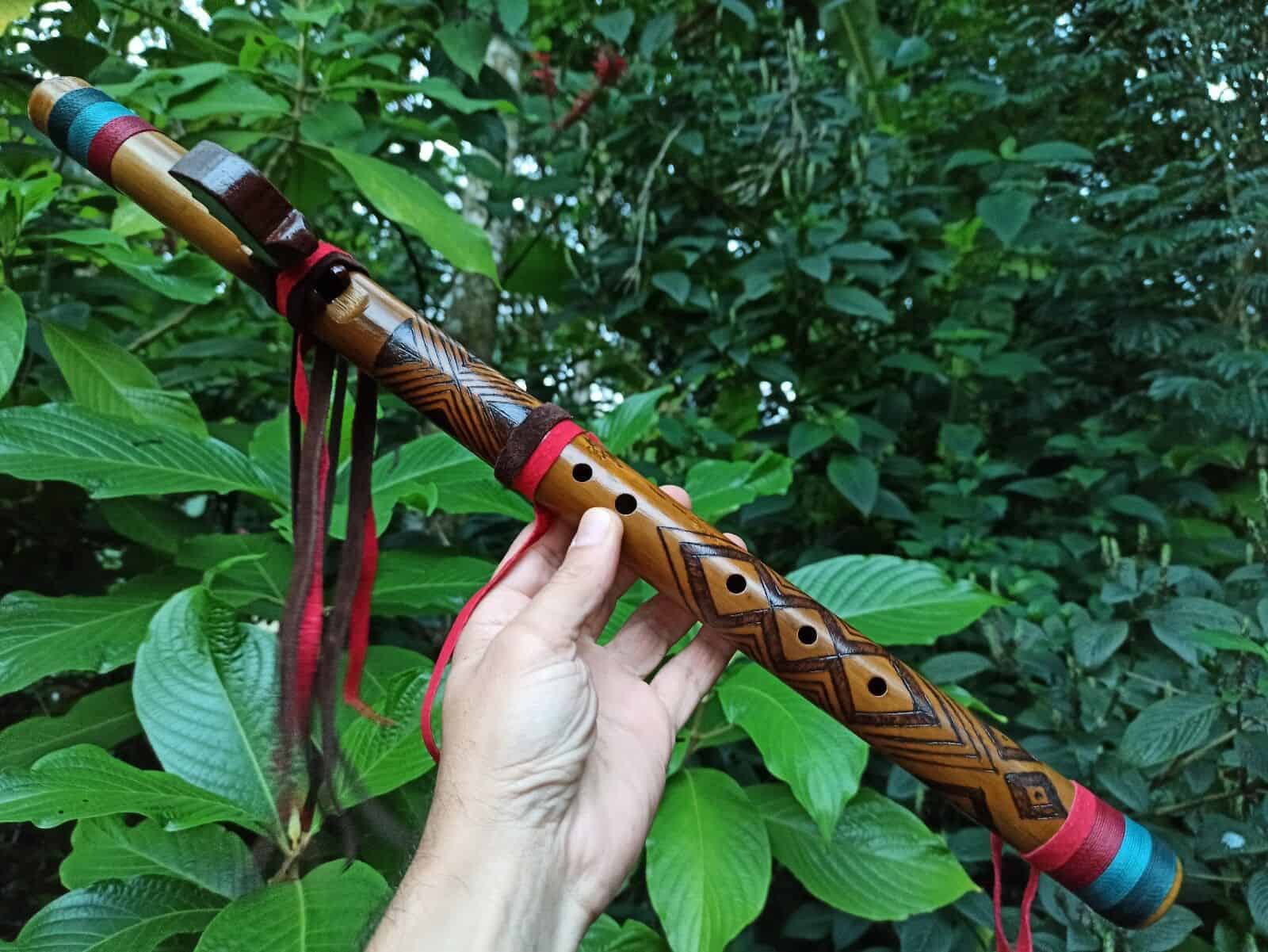 Flauta Nativa Ashar - Serie Tribal - Estilo Nativo Americano 1