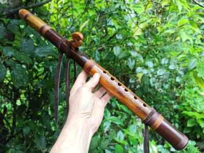 Boa de flûte tribale indigène Ashar