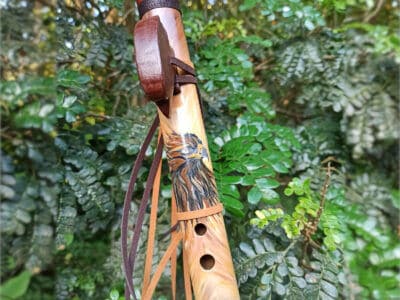 Flauta Nativa Totem Águia Pintada - Ashar
