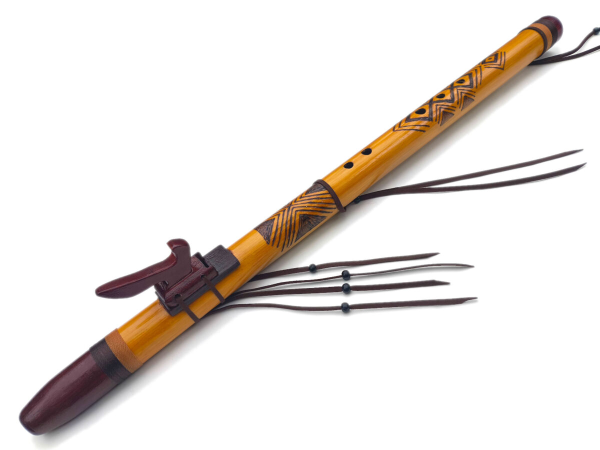 Flauta Estilo Nativa Americana - Série Tribal - Guarani