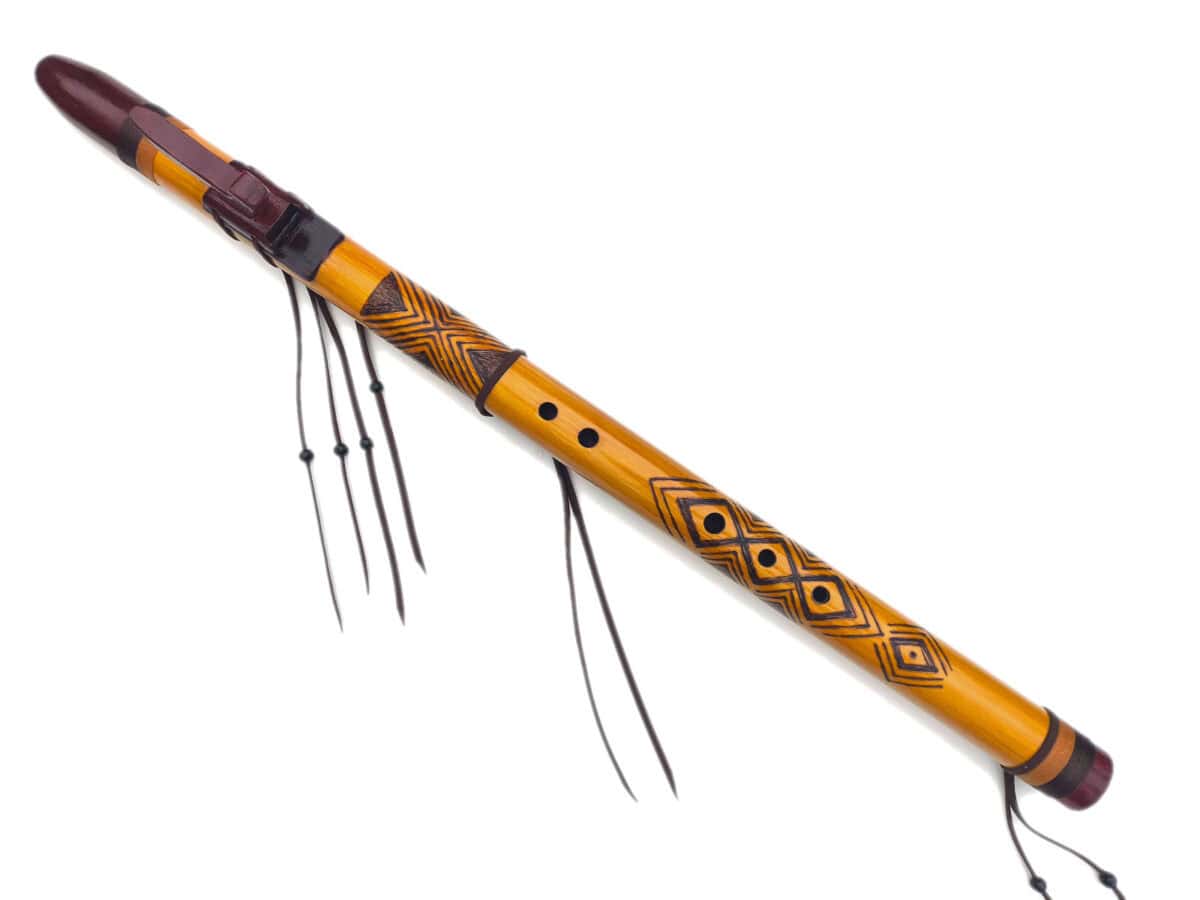 Flauta Estilo Nativa Americana - Série Tribal - Guarani - Imagem 5