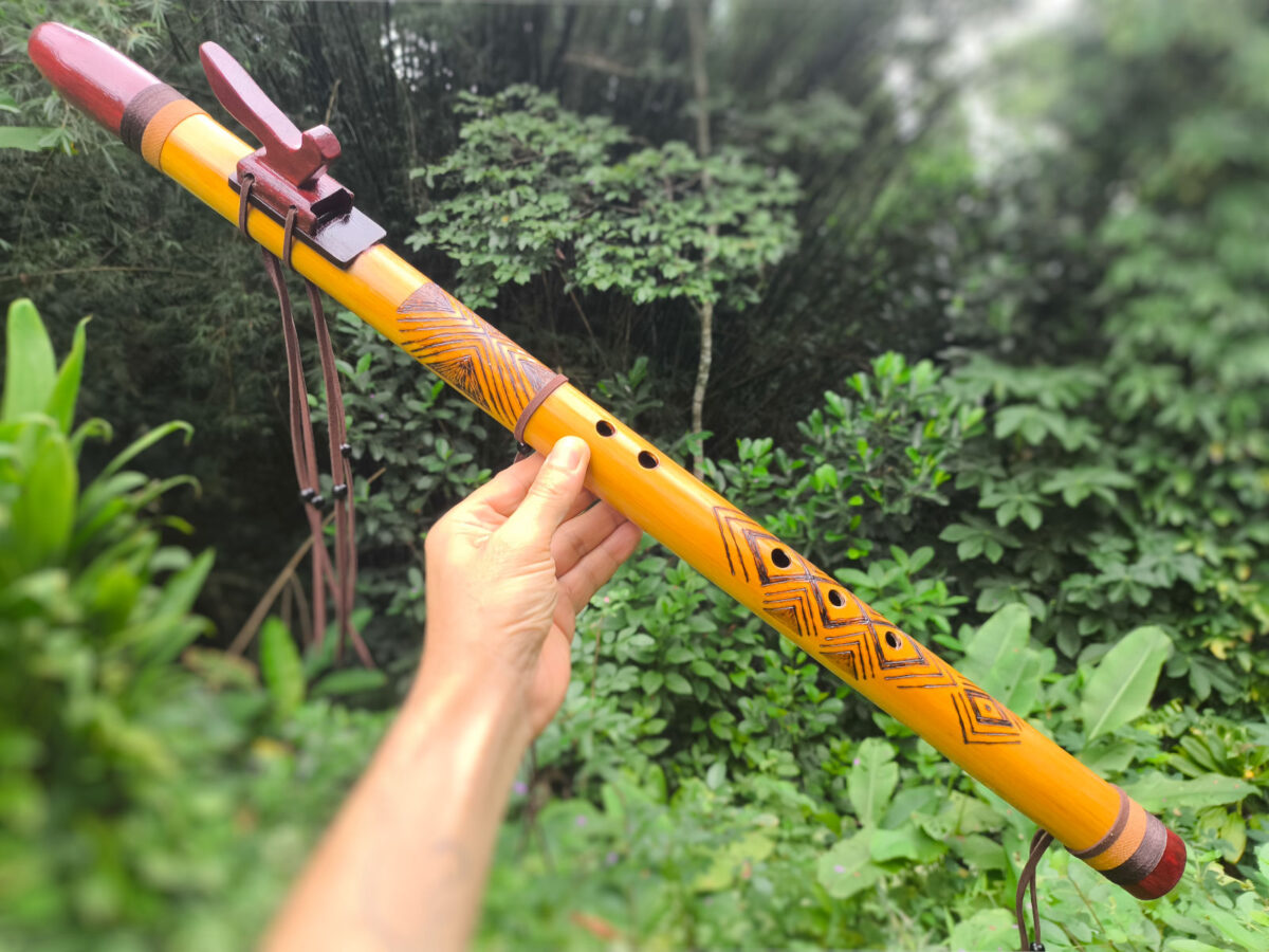 Flauta Estilo Nativa Americana - Série Tribal - Guarani - Imagem 2