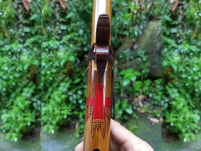 Flûte Amérindienne Ashar - Série Tribal Oiseau Rouge - Style Amérindien