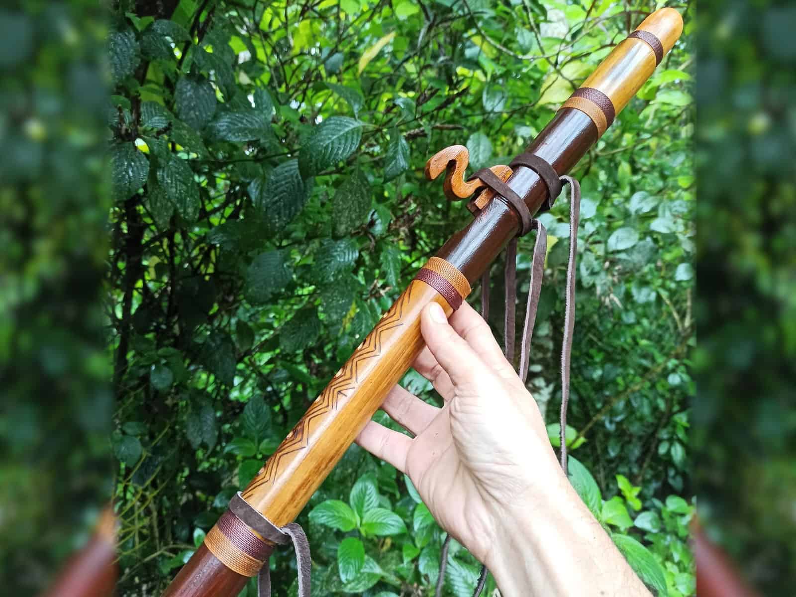Flauta Nativa Ashar Tribal Jiboia