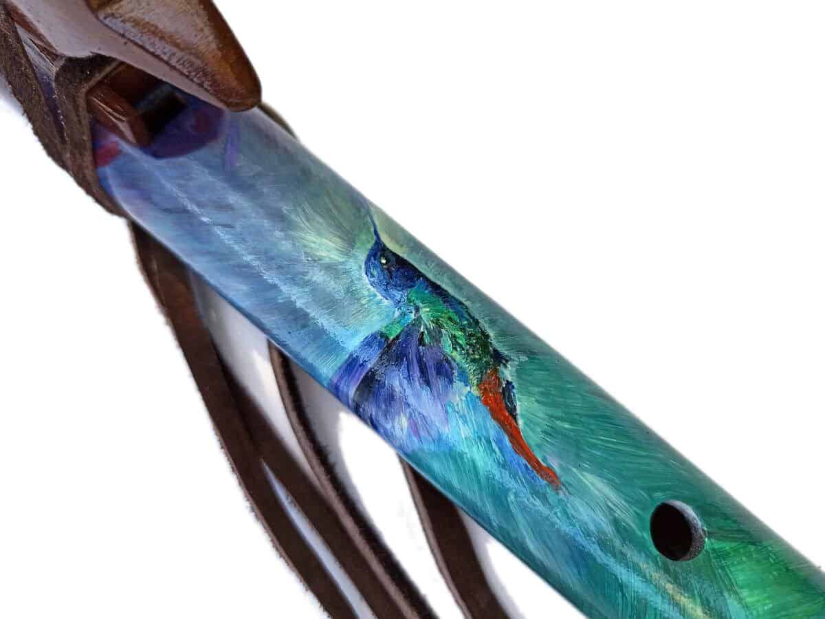 Flauta de colibrí nativa - Ashar - Estilo NAF