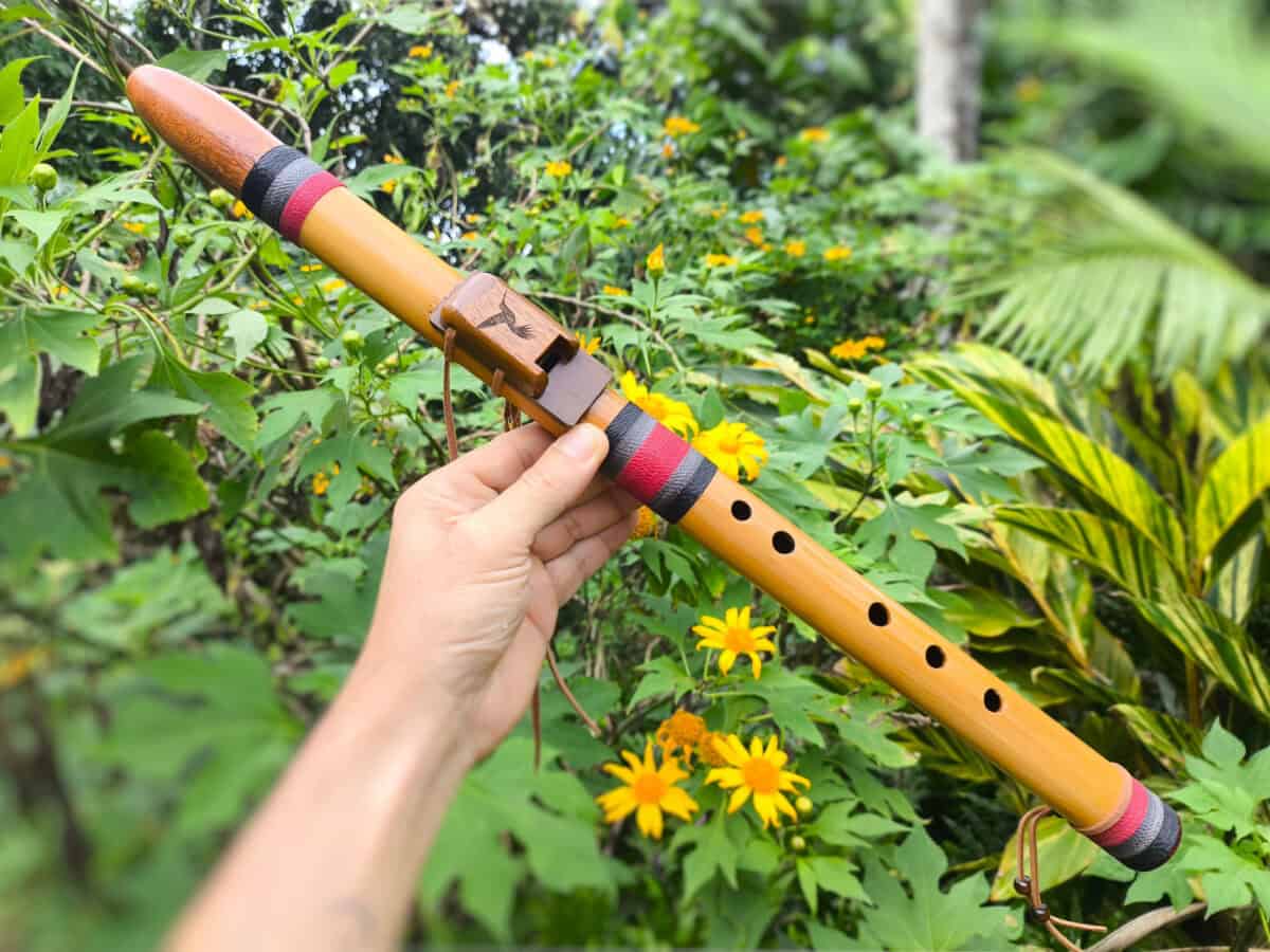 Flauta Estilo Nativa Americana - River Cane - A - Imagem 2