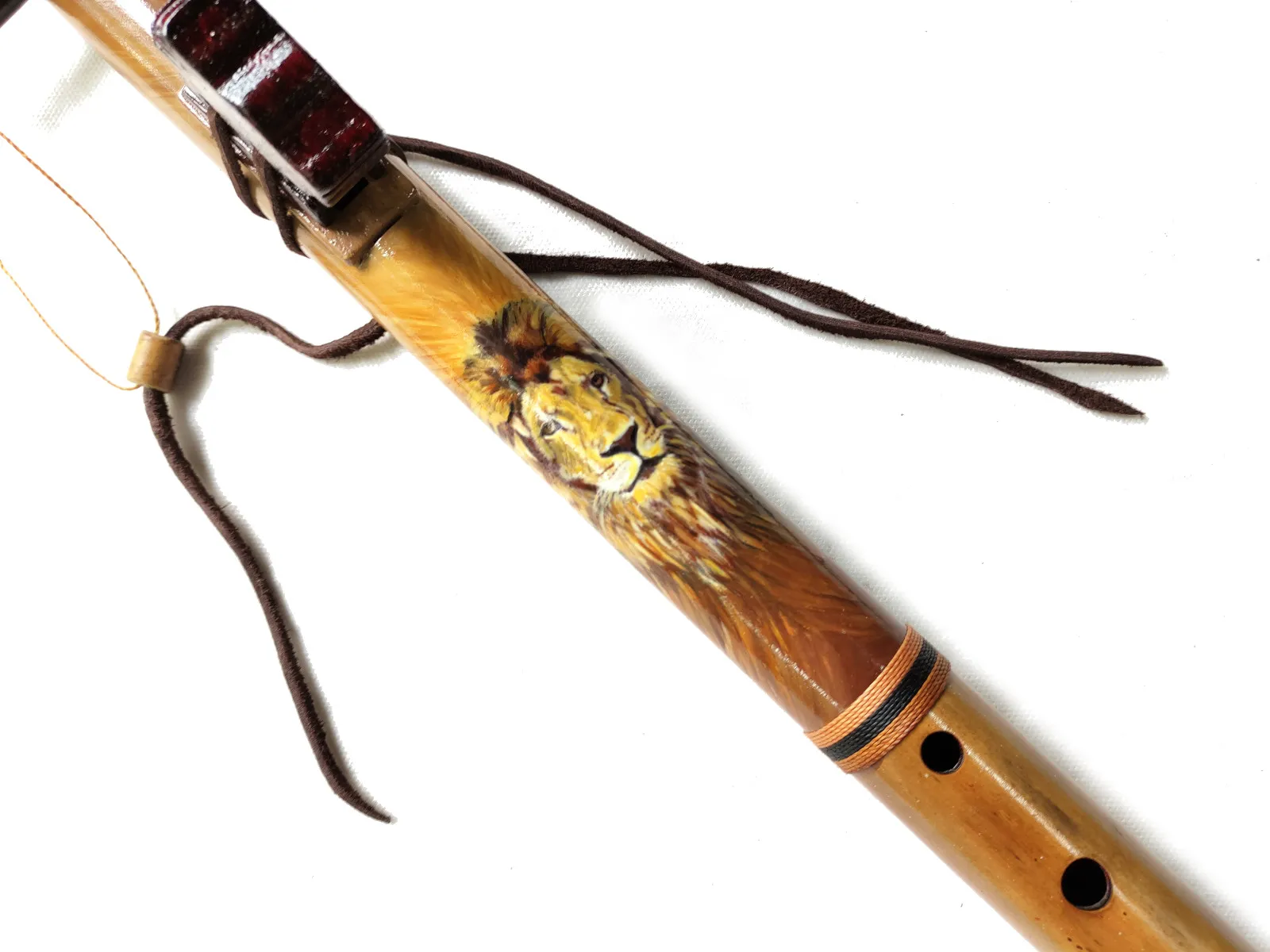 Flauta Nativa Ashar - C - Lion Totem