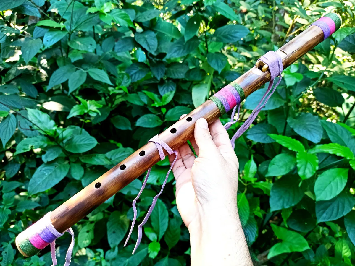 Native American Style Flute - River Cane - G 7