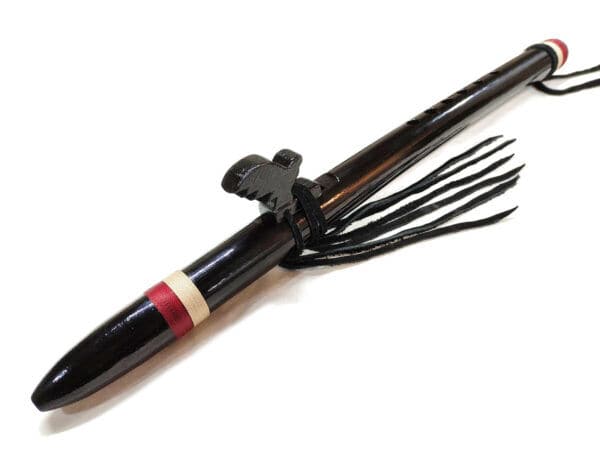 Ashar Native Flute – Black Series - Native American Style - Gavião Image