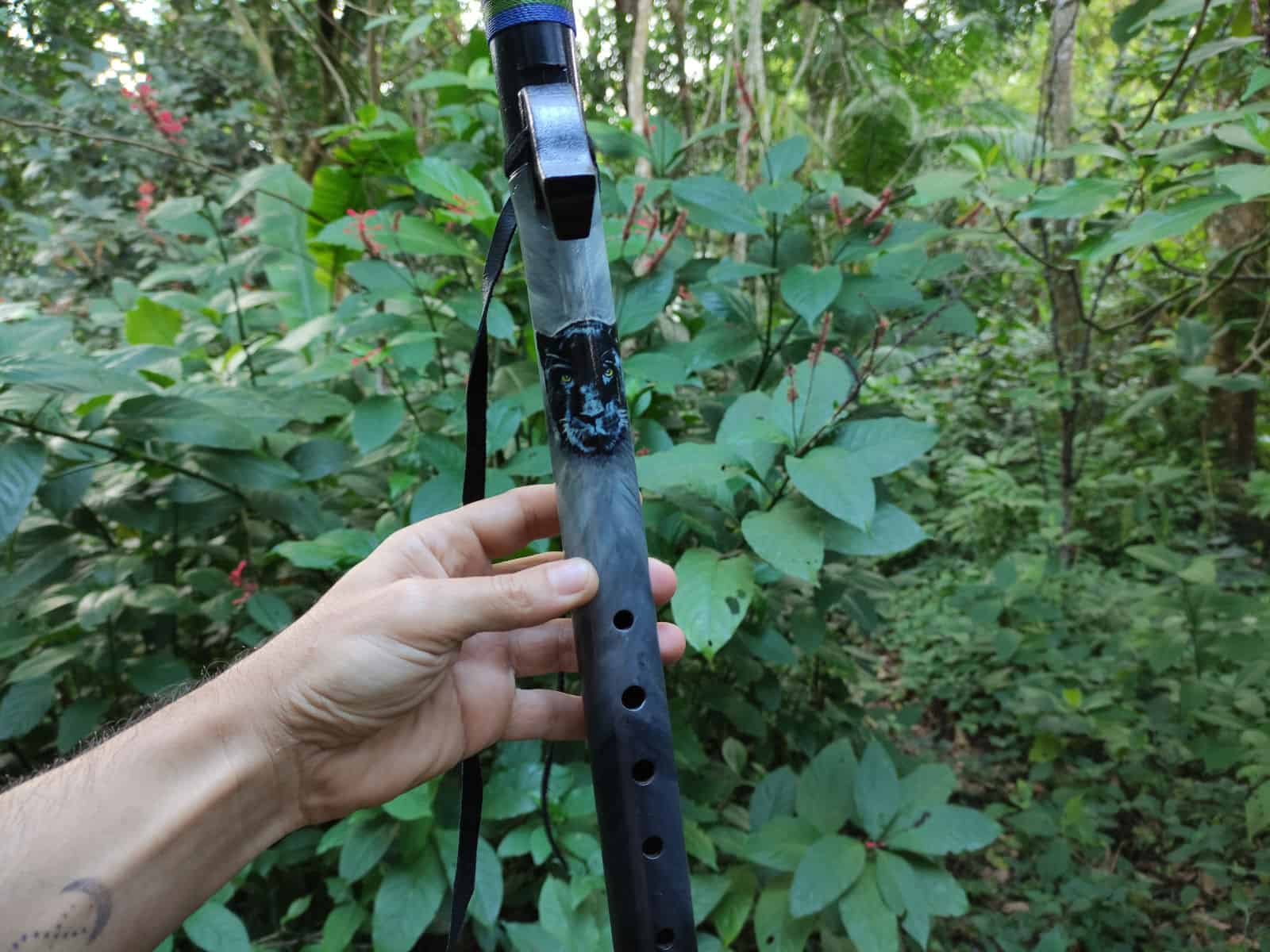 Flauta nativa de pantera
