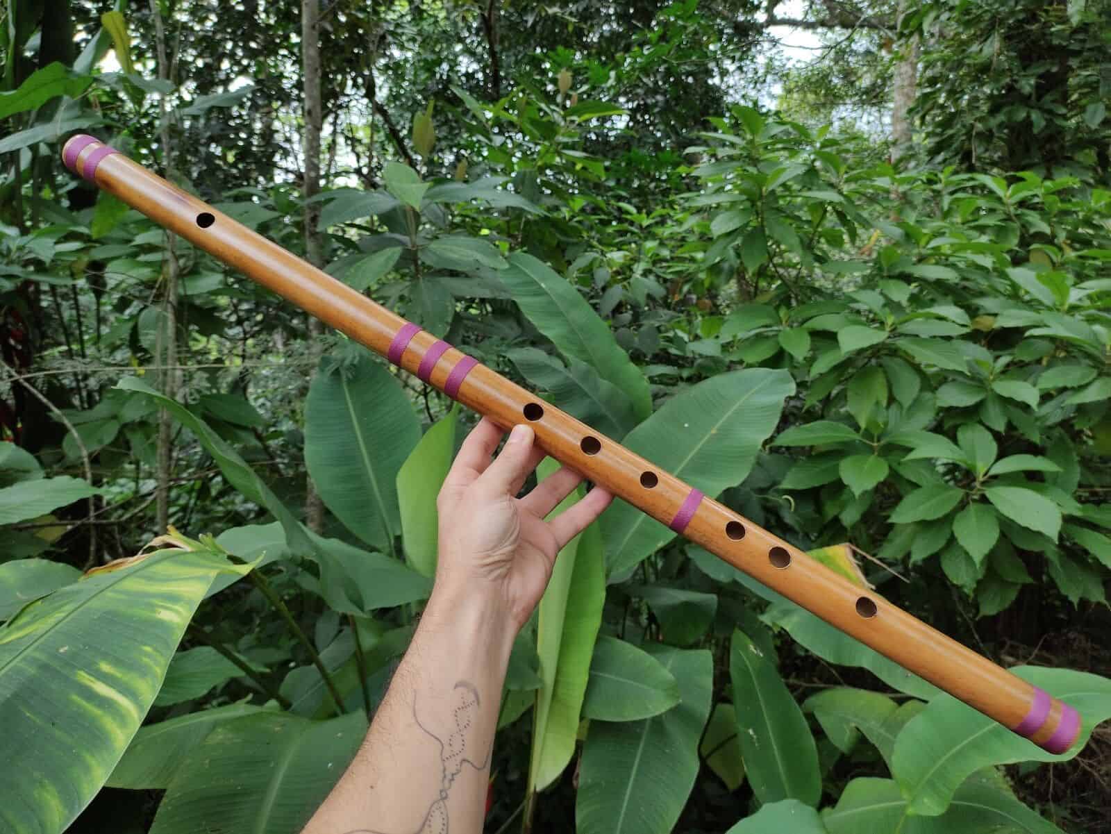 Bansuri Ashar - Indischer Bambus - E-Bass 2