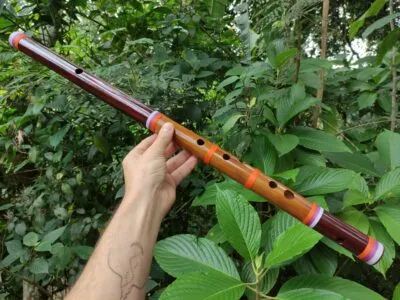 Al-Bahr Bambus-Mahagoni-Flöte