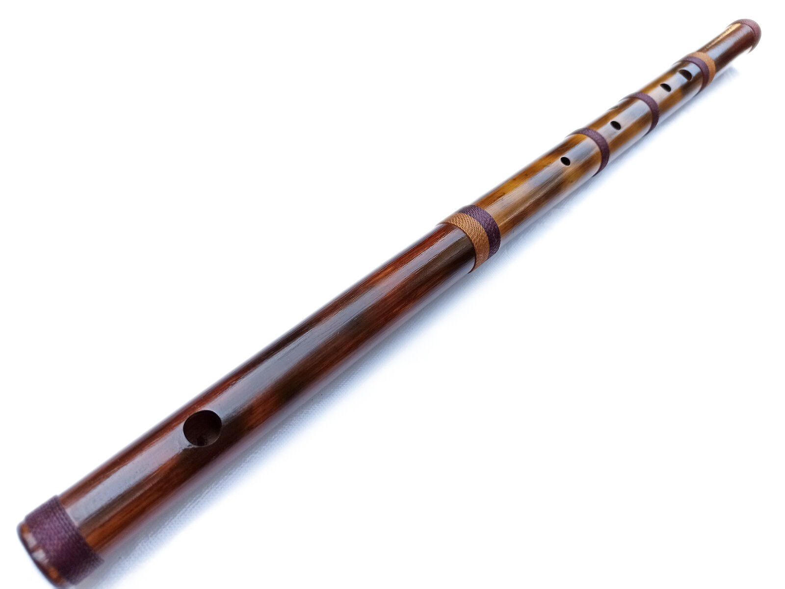 Flute Al-Baḥr - Hijaz - Bamboo Mahogany 1