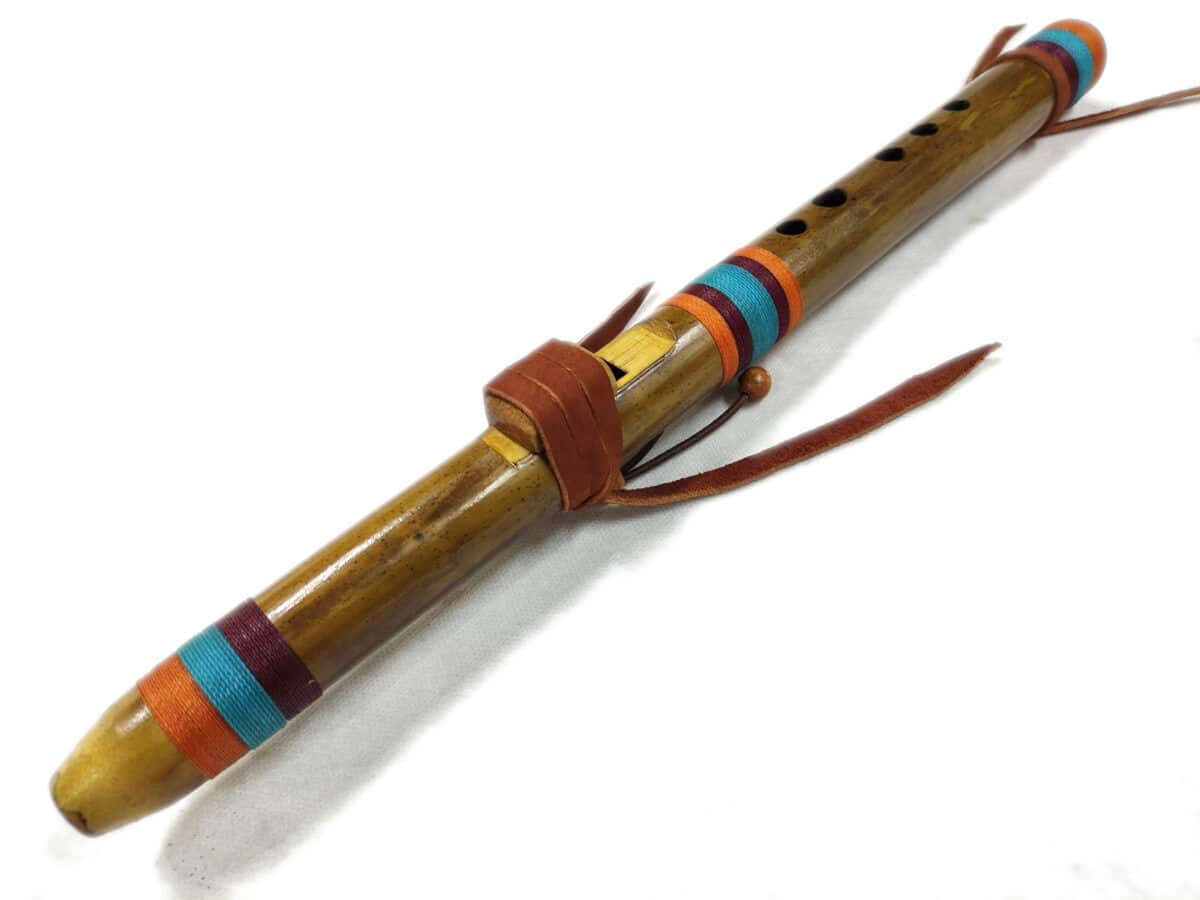 Flauta Estilo Nativa Americana - River Cane - D Alto