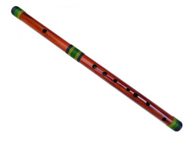 Pífano Ashar Bambu pintura Mogno