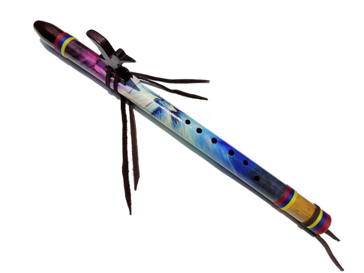 Flauta Nativa Ashar Beija-Flor Azul