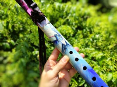 Flauta Nativa Ashar Beija-Flor Azul