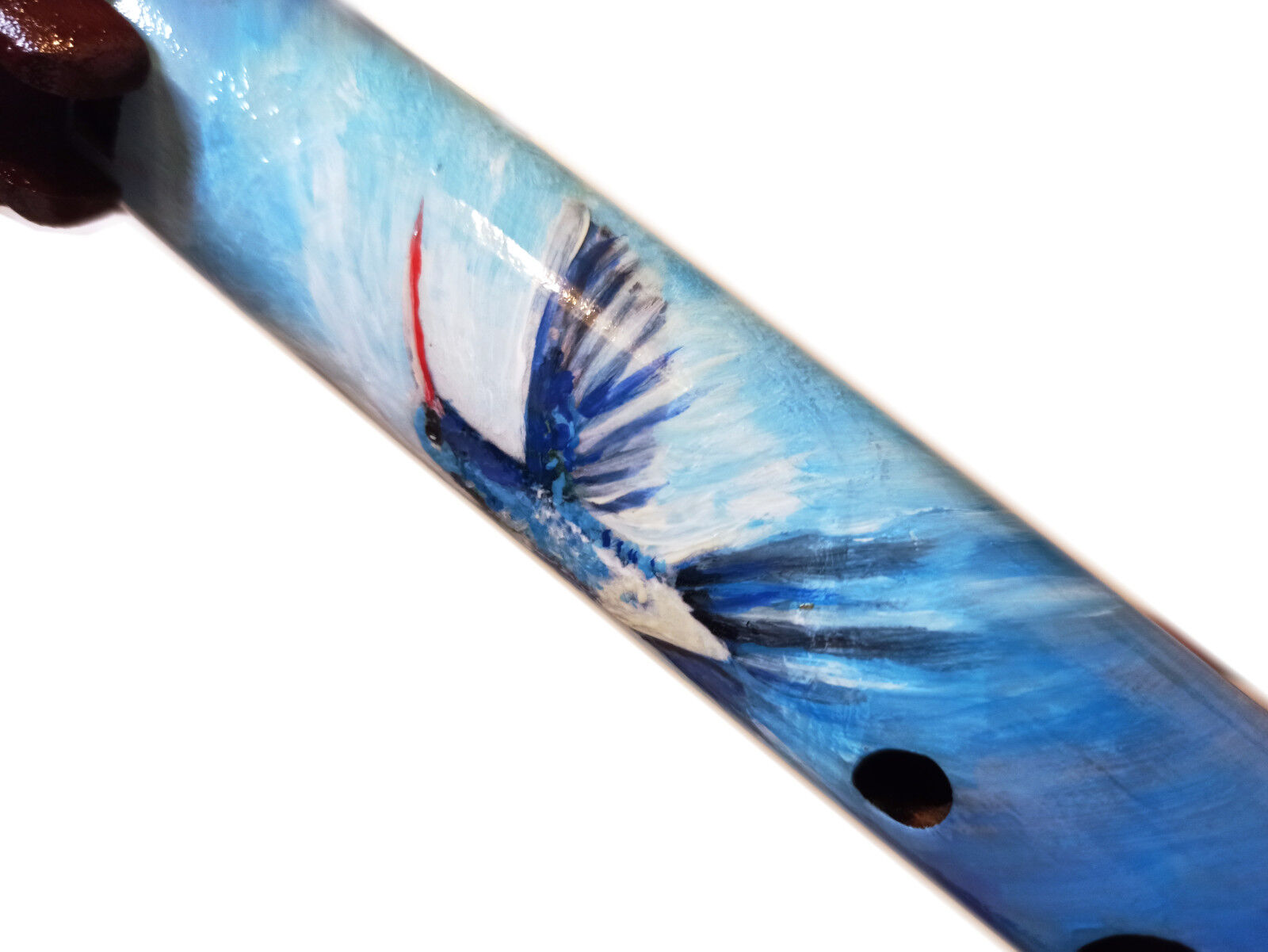 Native Flute Ashar NAF - Blauer Kolibri