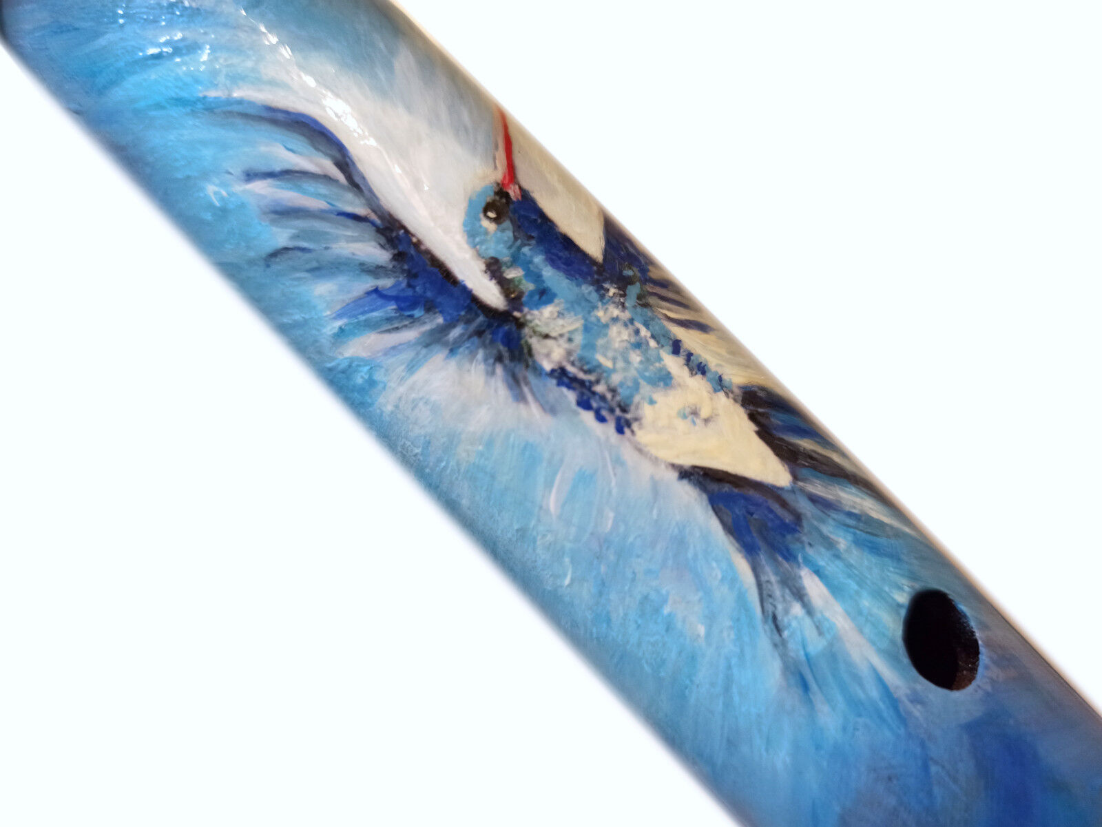 Native Flute Ashar NAF- Blue Hummingbird
