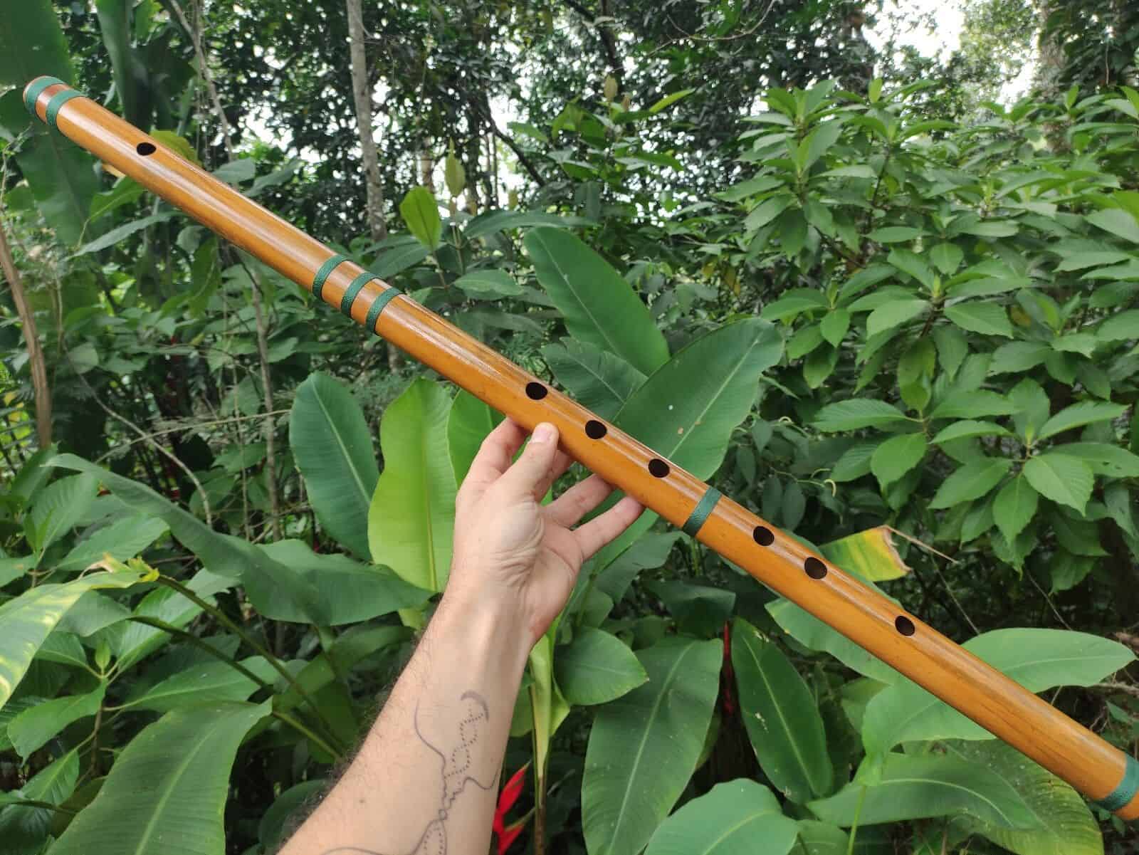 Bansuri Ashar - Indischer Bambus - D Bass 2