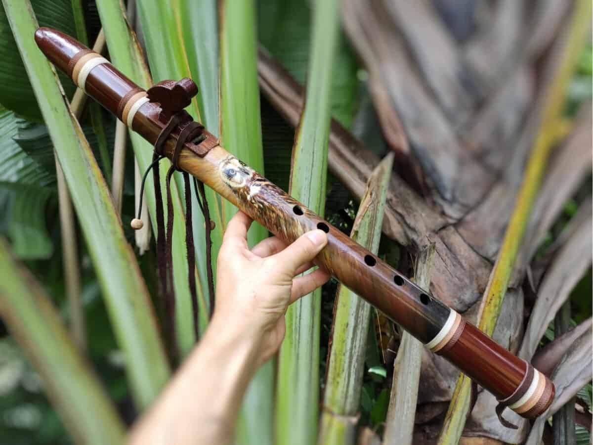 Flauta Nativa Ashar Totem Coruja