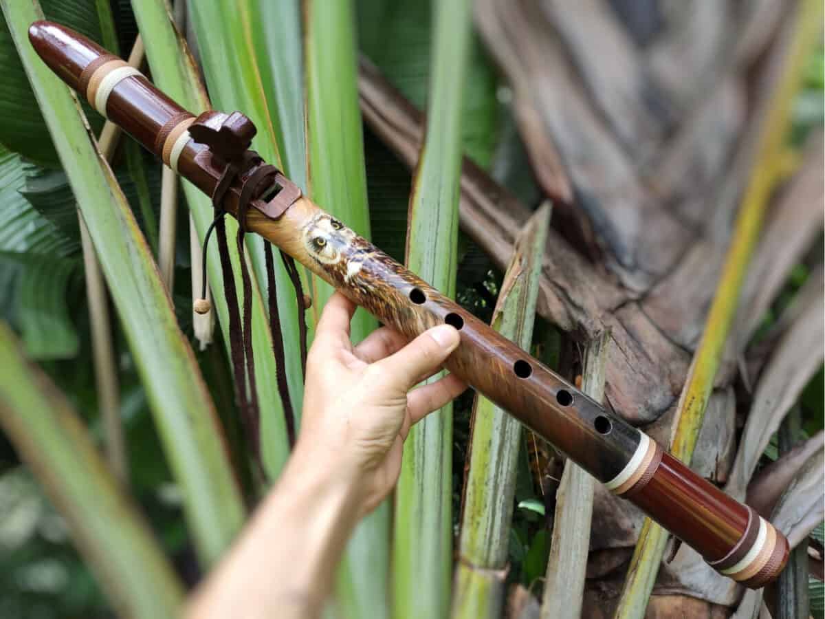 Flauta Nativa Ashar Totem Coruja