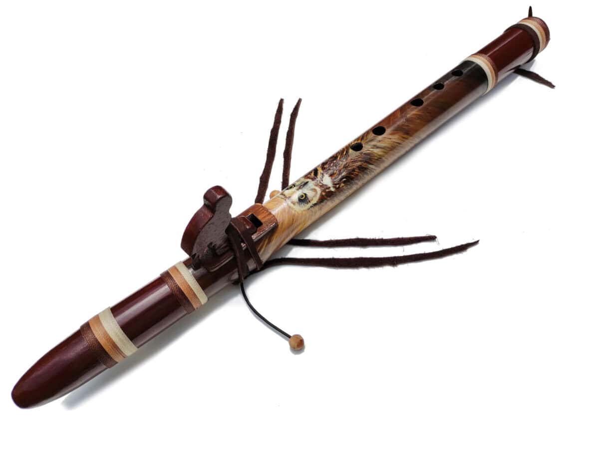 Flauta Nativa Ashar Totem Coruja