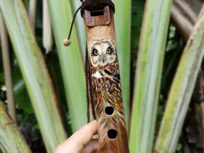Flauta Nativa Ashar Totem Coruja