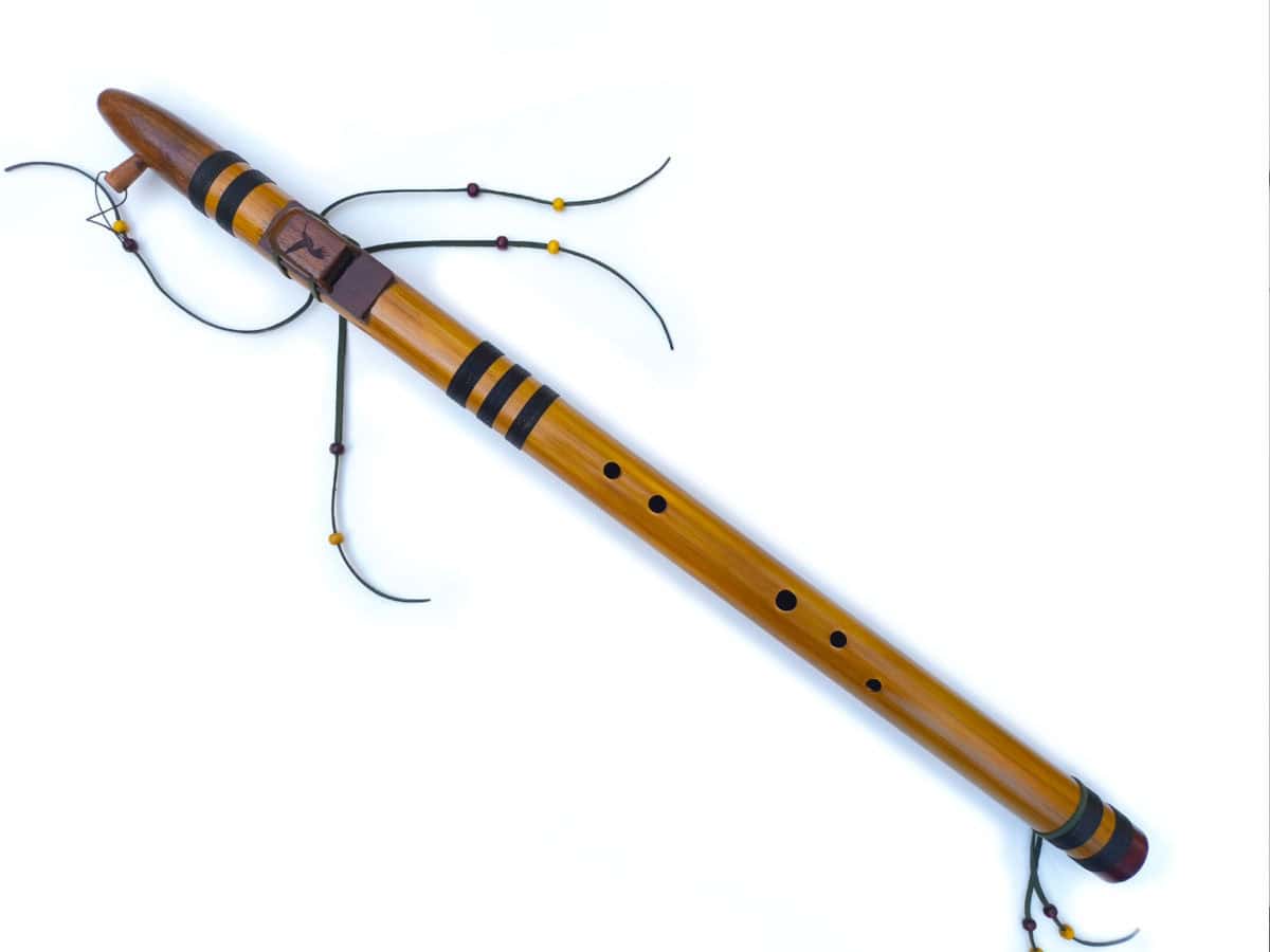 Flauta Estilo Nativa Americana - River Cane - C - Imagem 3