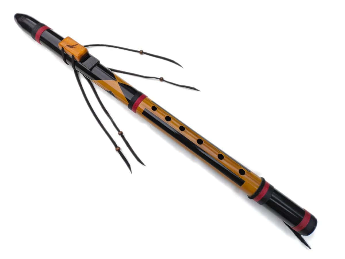 Flauta Nativa Ashar Série Tribal Modelo Xingu