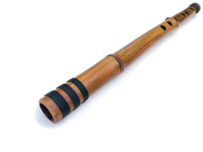 Flauta Estilo Kawala Egípcia E - Bambu Natural 11 Kawala Ashar E