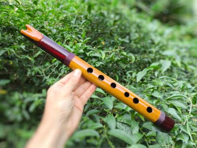 Quena Ashar Bambu Mogno G