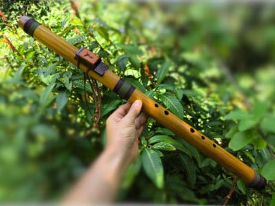 Alternative view of Flauta Estilo Nativa Americana - River Cane -  D#