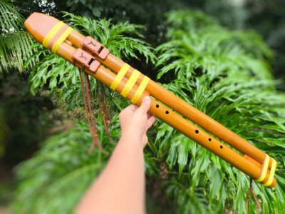 Flauta Estilo Nativa Americana - Série Dupla - River Cane - B Baixo 14 Flauta Estilo Nativa Americana - Série Dupla - River Cane - B Baixo 2
